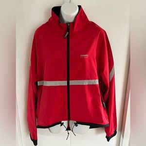Unisex reflective running jacket